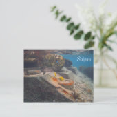 vistank, saipan briefkaart (Staand voorkant)