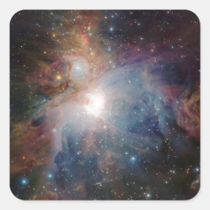 VISTA's infrarooduitzicht van de Orion Nebula Vierkante Sticker