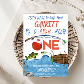 Viste reel in fun officieel een 1e verjaardag kaart