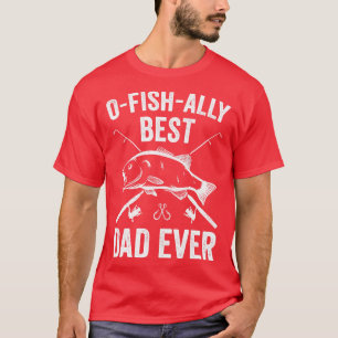 Viste Visser Vis Grappig Vader Cadeau T-shirt