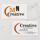 Vistenkarte "Creative" Visitekaartje (Voorkant / Achterkant)
