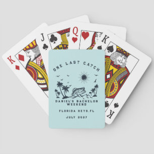 VisThema Vissersweekend Trip Vrijgezellenfeest Pokerkaarten
