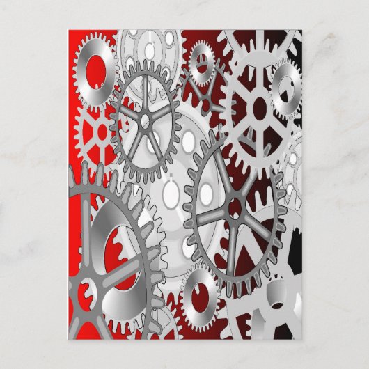 Vistuig Briefkaart (Voorkant)