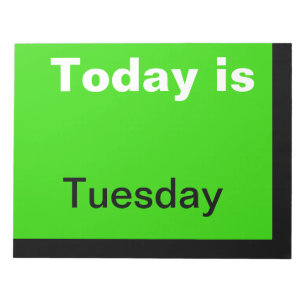 Visual Agenda Tools Day of the Week Dinsdag Nota Notitieblok