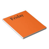 Visual Agenda Tools Day of the Week Freedom Notes Notitieblok (Schuin)