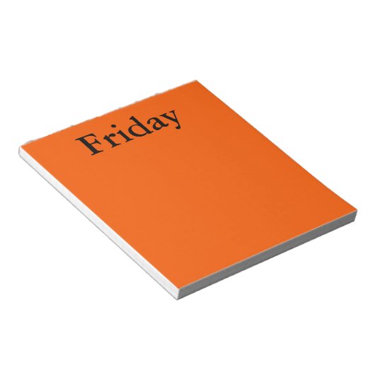 Visual Agenda Tools Day of the Week Freedom Notes Notitieblok (Schuin)
