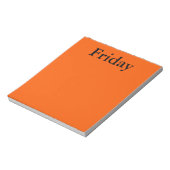 Visual Agenda Tools Day of the Week Freedom Notes Notitieblok (Gedraaid)