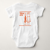 Visual Arts Creeper Romper (Achterkant)