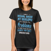 Visual Basic .NET Developer T-shirt (Voorkant)