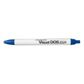 Visual DOS 2024 Premium Balpen Plus Zwarte Inkt Pen (Voorkant)