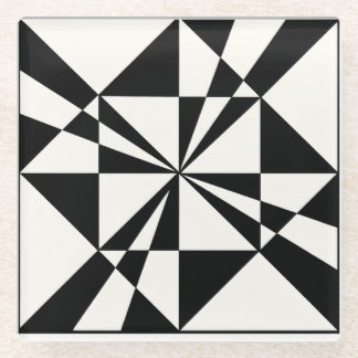 Visual Pull | Modern Glazen Onderzetter