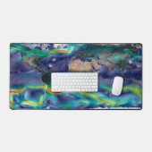 Visualisatie van de wereldenwind. bureaumat (Keyboard & Muis)