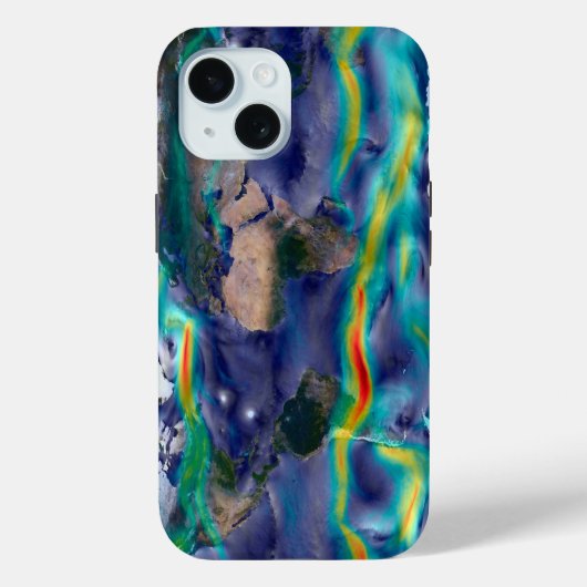 Visualisatie van de wereldenwind. Case-Mate iPhone case (Achterkant)