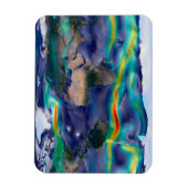 Visualisatie van de wereldenwind. magneet (Verticaal)