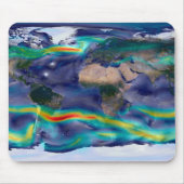 Visualisatie van de wereldenwind. muismat (Voorkant)