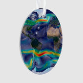 Visualisatie van de wereldenwind. ornament (voorkant)