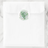 Visualize Whirled Peas Ronde Sticker (Tas)