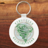 Visualize Whirled Peas Sleutelhanger (Voorkant)
