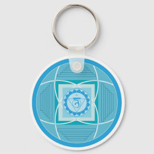 Visuddha Chakra Mandala Sleutelhanger