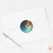 Visuele cortex ronde sticker (Envelop)
