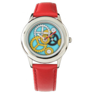 Visuele illusie-schokkende klok Mechanische tandwi Horloge