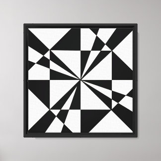 Visuele Trek | Moderne Opgespannen Canvasprint Canvas Afdruk