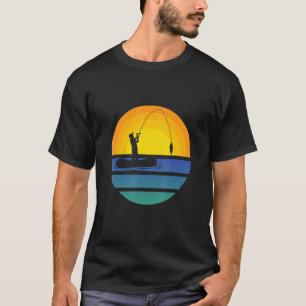 Visuitrusting Vis Kleding Retro Vis O T-shirt