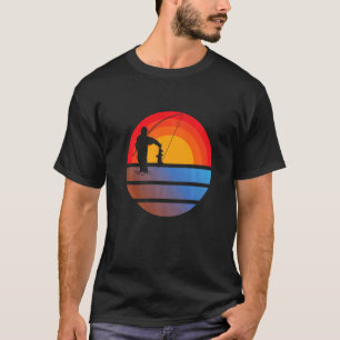 Visuitrusting Vis Kleding Retro Vis O T-shirt