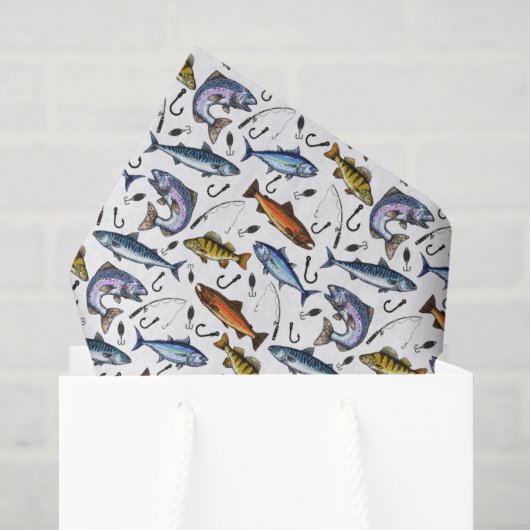 Visvang Tissuepapier (Cadeauzakje)