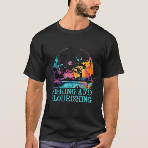 Visvangst en Bloeiend Comfort Food Visser Thuis T-shirt