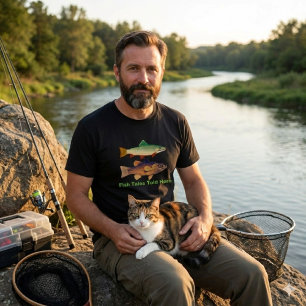Visverhalen verteld hier/Visser T-shirt