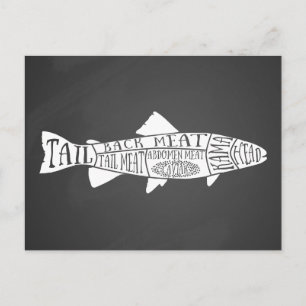 visvis vis vis zeevruchten vlees van de kaviaar sl briefkaart