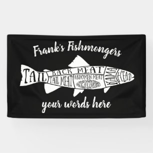 visvis vis vis zeevruchten vlees van de kaviaar sl spandoek