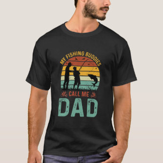 Visvriendjes noemen me papa – Grappige visserij pa T-shirt