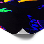 Viszwart licht poster (Hoek)