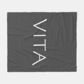 Vita Fleece Deken (Voorkant (Horizontaal))