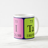 Vita périodique nom de table mug (Devant droit)