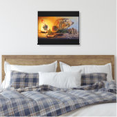 Vitae Mortuus Canvas Afdruk (Insitu (Slaapkamer))