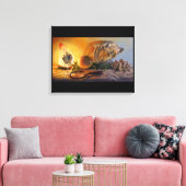 Vitae Mortuus Canvas Afdruk (Insitu (Woonkamer))