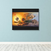 Vitae Mortuus Canvas Afdruk (Insitu (Houten vloer))