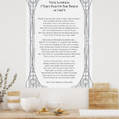 Vitai Lampada Newbolt gedicht groot Poster (Keuken)