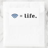 Vital Connection Rechthoekige Sticker (Tas)