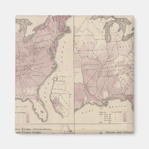 Vital Statistics, United States Census Magneet