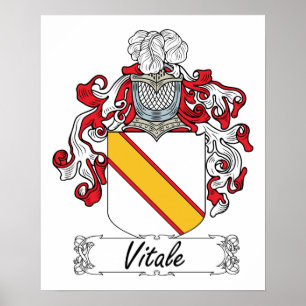 Vitale Family Crest Poster