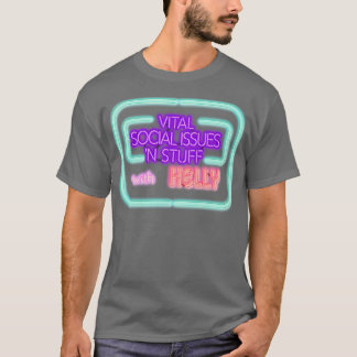 Vitale sociale kwesties in spullen met Kelly T-shirt