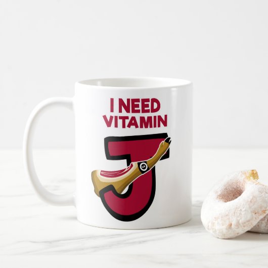 Vitamin J Koffiemok (Met donut)