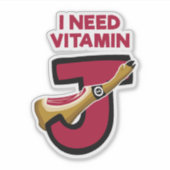Vitamin J Sticker (Voorkant)