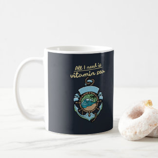 Vitamin Zee Nautical Anker Golf Quote Strand Oceaa Koffiemok