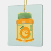 Vitamine C wellness Keramisch Ornament (Links)