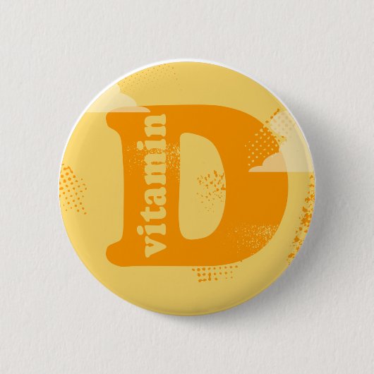 Vitamine D Ronde Button 5,7 Cm (Voorkant)